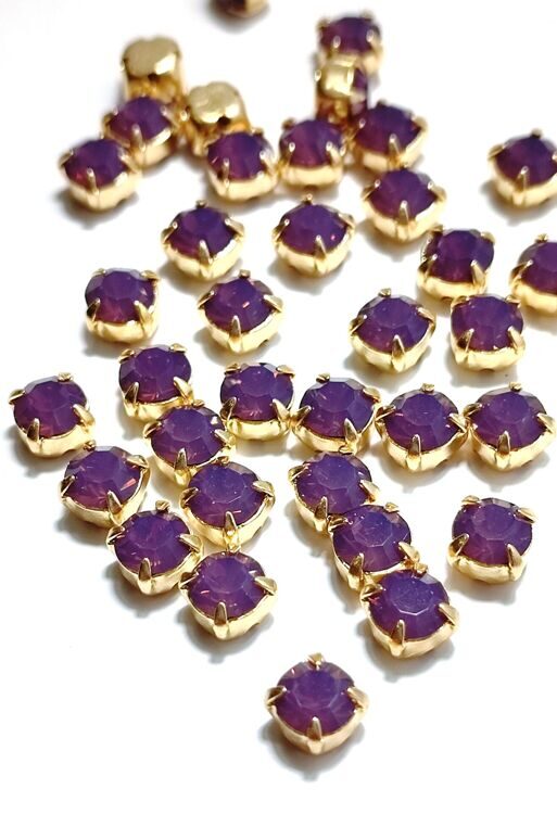 Amethyst Opal gold